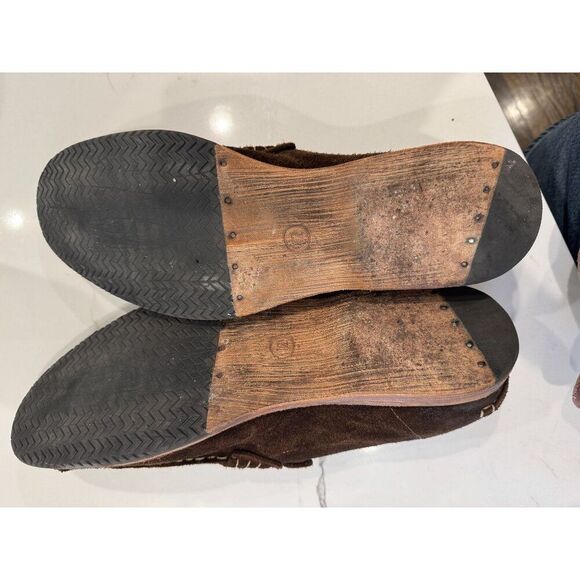 Timberland Boot Company Counterpane Venetian Loafer in Brown Suede Size 12 - Picture 7 of 7